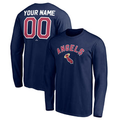 California Angels Personalized Cooperstown Collection Winning Streak Long Sleeve T-Shirt - Navy - MLB Online
