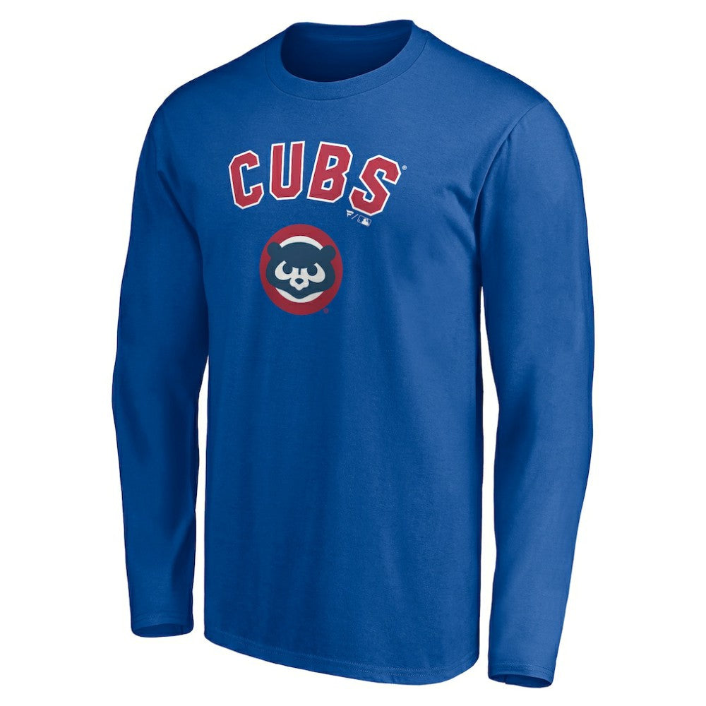Chicago Cubs Personalized Cooperstown Collection Winning Streak Long Sleeve T-Shirt - Royal - MLB Discount