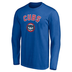 Chicago Cubs Personalized Cooperstown Collection Winning Streak Long Sleeve T-Shirt - Royal - MLB Discount