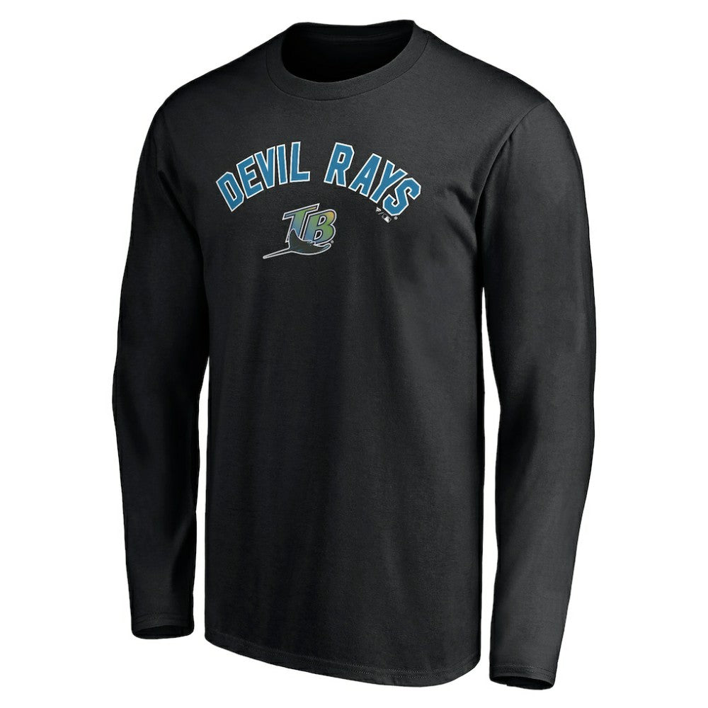 Tampa Bay Rays Personalized Cooperstown Collection Winning Streak Long Sleeve T-Shirt - Black - MLB on Sale