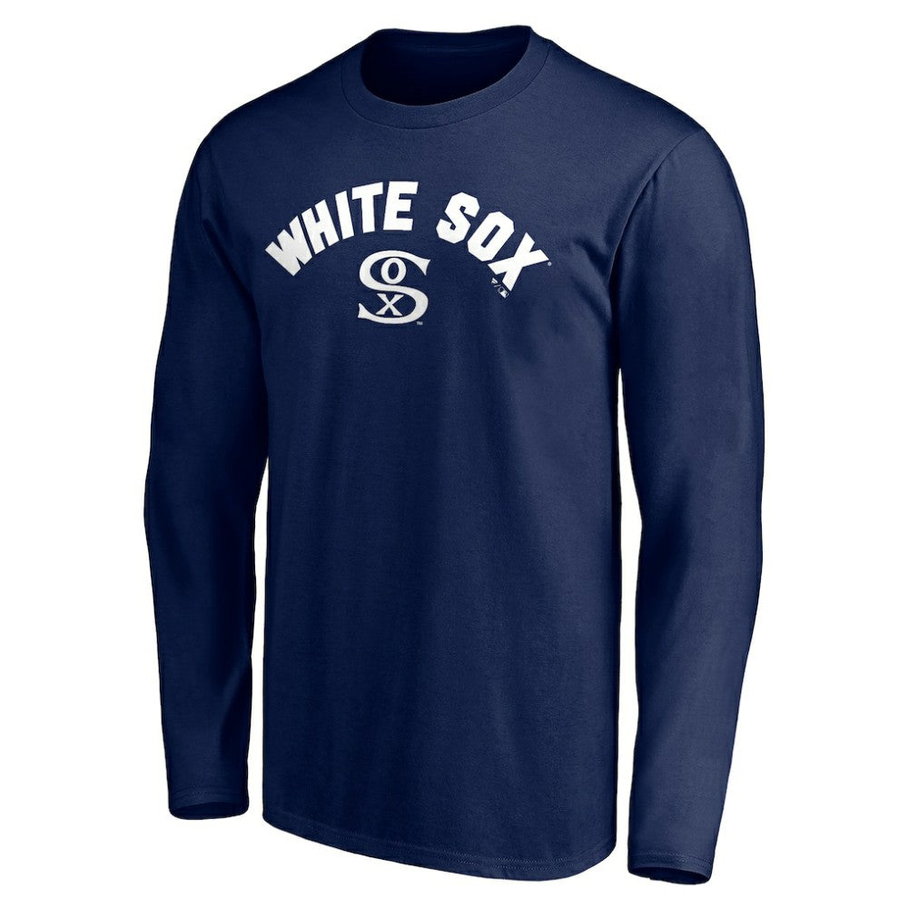 Chicago White Sox Personalized Cooperstown Collection Alternate Winning Streak Long Sleeve T-Shirt - Navy - MLB Lifestyle