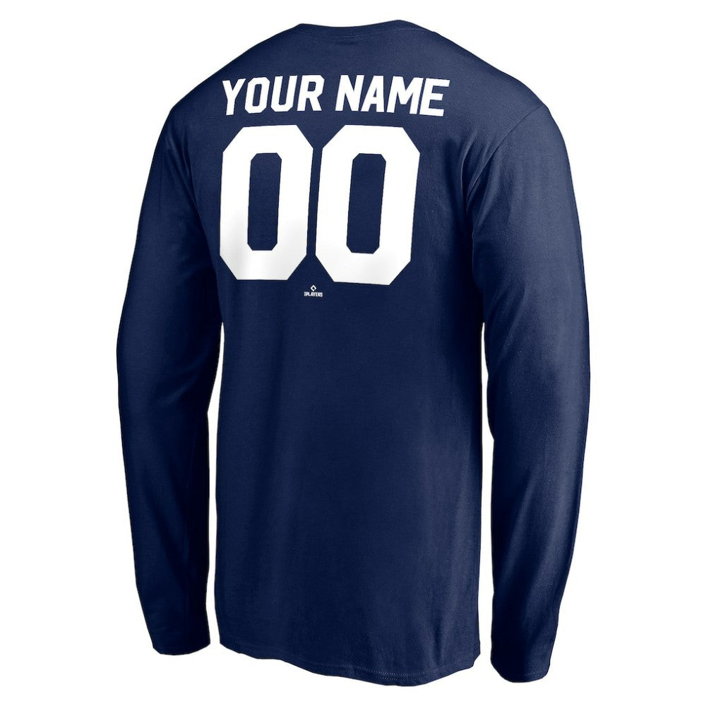 Chicago White Sox Personalized Cooperstown Collection Alternate Winning Streak Long Sleeve T-Shirt - Navy - MLB Lifestyle
