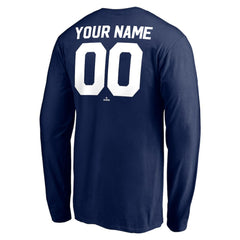 Chicago White Sox Personalized Cooperstown Collection Alternate Winning Streak Long Sleeve T-Shirt - Navy - MLB Lifestyle