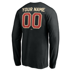 Houston Astros Personalized Cooperstown Collection Alternate Winning Streak Long Sleeve T-Shirt - Black - MLB Lifestyle