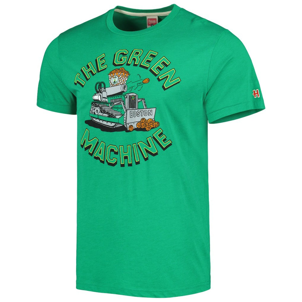 Boston Celtics Homage Unisex Hometown Hyper Local Tri-Blend T-Shirt Green