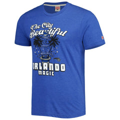 Orlando Magic Homage Unisex Hometown Hyper Local Tri-Blend T-Shirt Royal