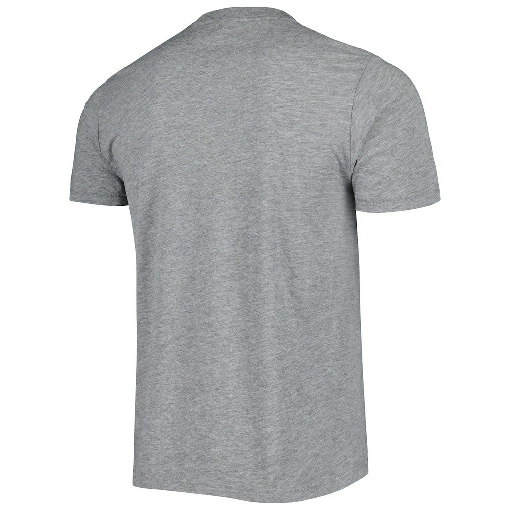 Philadelphia 76ers Homage Unisex Team Mascot Tri-Blend T-Shirt Heather Gray