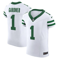 Nike Ahmad Sauce Gardner New York Jets Alternate Vapor F.U.S.E. Elite Jersey White