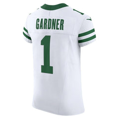 Nike Ahmad Sauce Gardner New York Jets Alternate Vapor F.U.S.E. Elite Jersey White