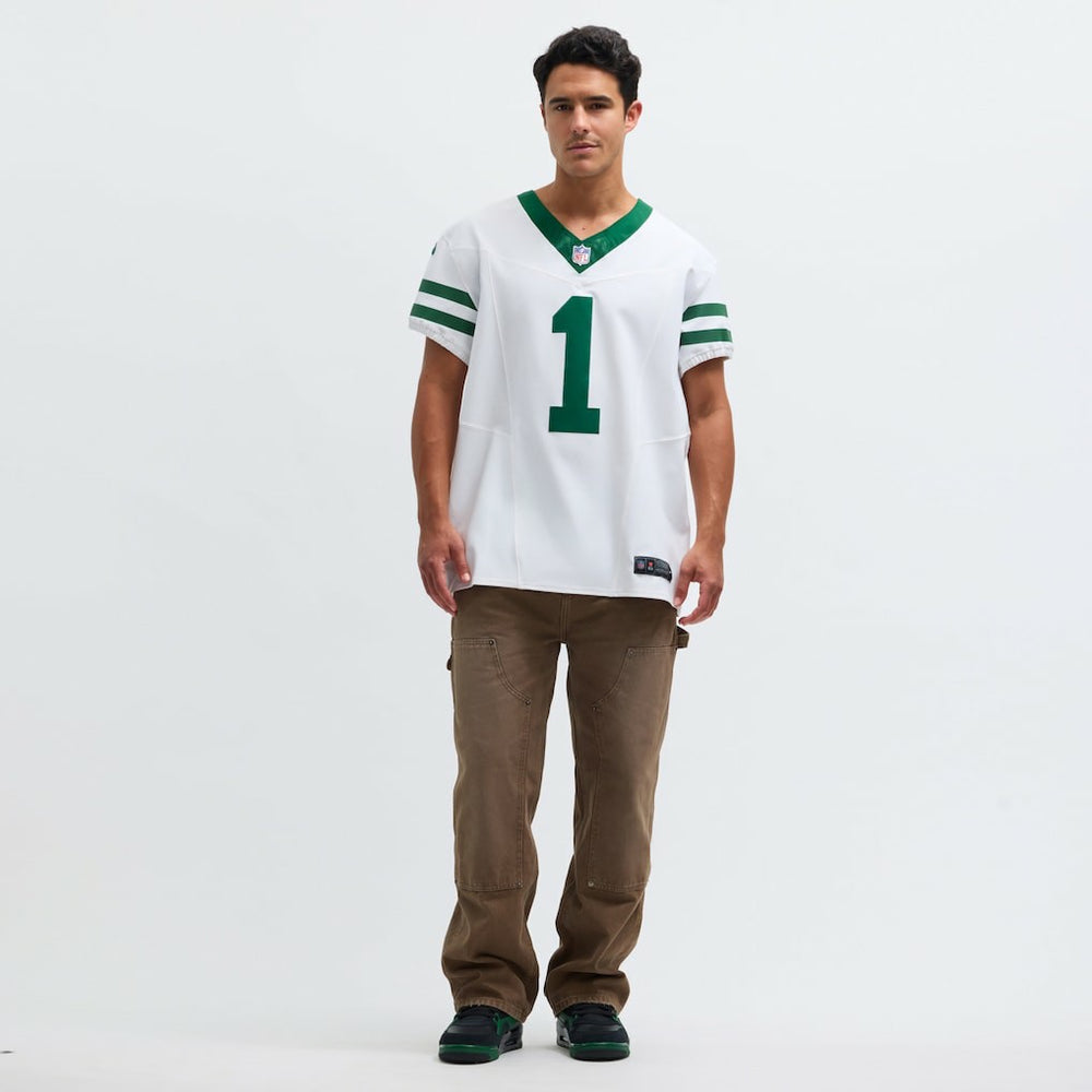 Nike Ahmad Sauce Gardner New York Jets Alternate Vapor F.U.S.E. Elite Jersey White