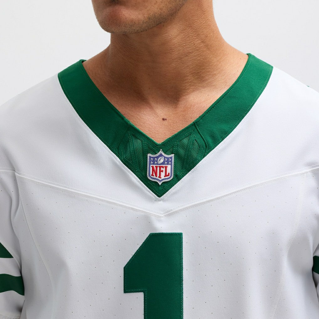 Nike Ahmad Sauce Gardner New York Jets Alternate Vapor F.U.S.E. Elite Jersey White