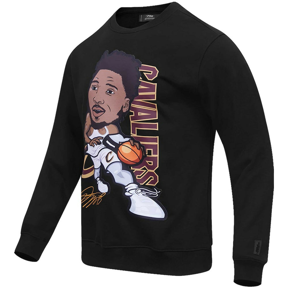 Donovan Mitchell Cleveland Cavaliers Pro Standard Avatar Pullover Sweatshirt Black