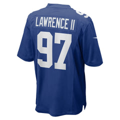 Nike Dexter Lawrence II New York Giants Team Game Player Jersey Royal
