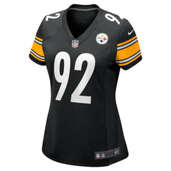 Nike James Harrison Pittsburgh Steelers Women's Retired Game Jersey Black