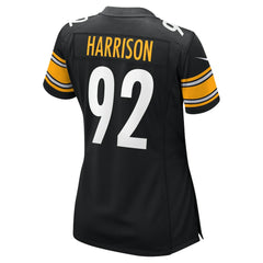 Nike James Harrison Pittsburgh Steelers Women's Retired Game Jersey Black