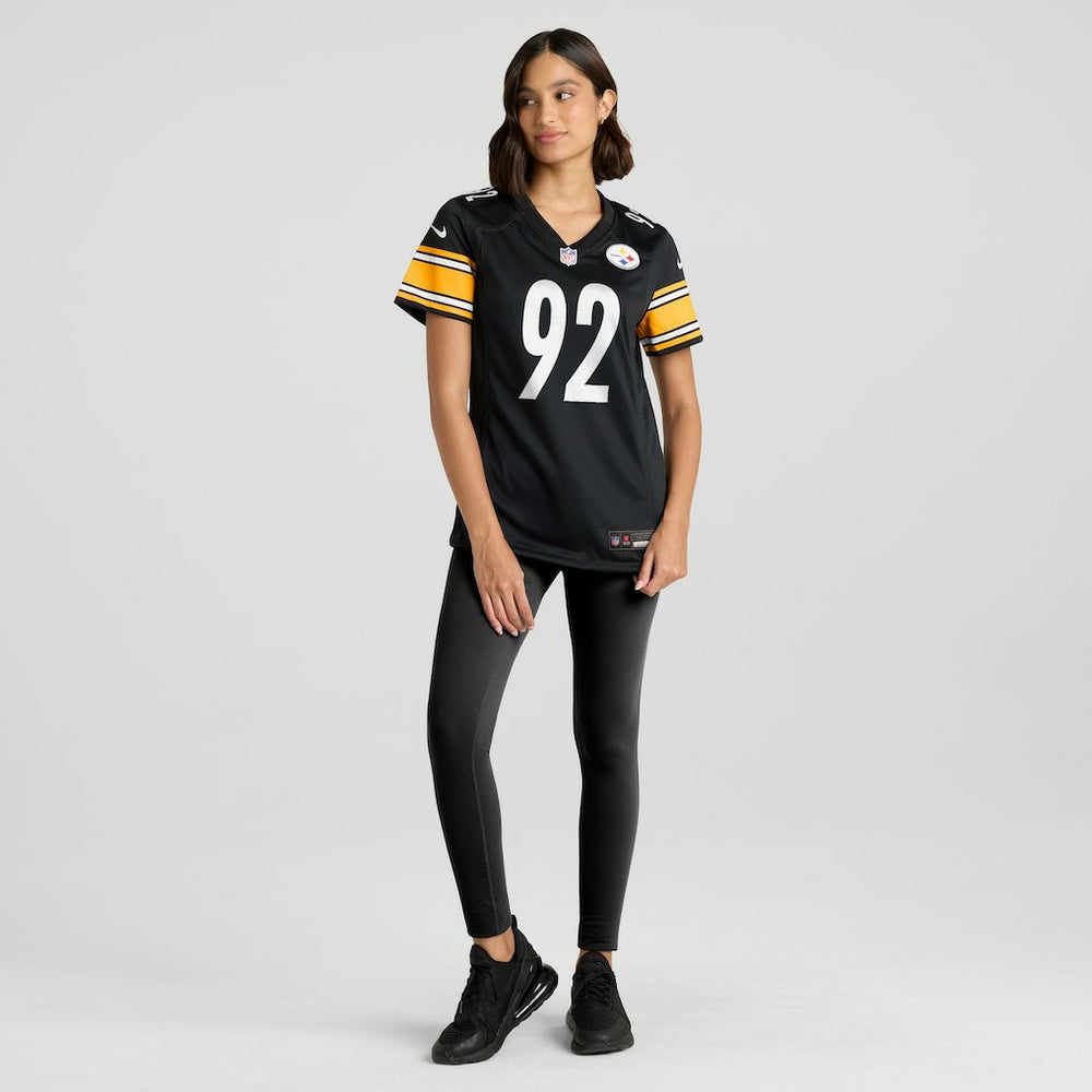 Nike James Harrison Pittsburgh Steelers Women's Retired Game Jersey Black