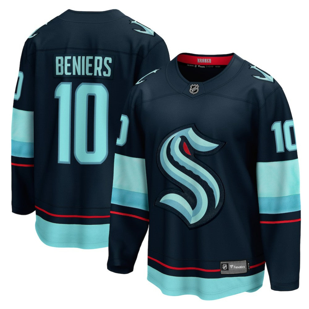 Matty Beniers Seattle Kraken Fanatics Premier Breakaway Player Jersey - Deep Sea Blue - NHL 5348051