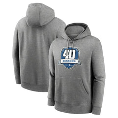 Nike Indianapolis Colts 40th Anniversary Club Pullover Hoodie Heather Gray