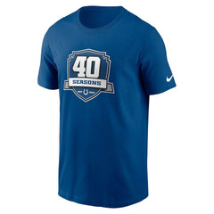 Nike Indianapolis Colts 40th Anniversary Essential T-Shirt Royal