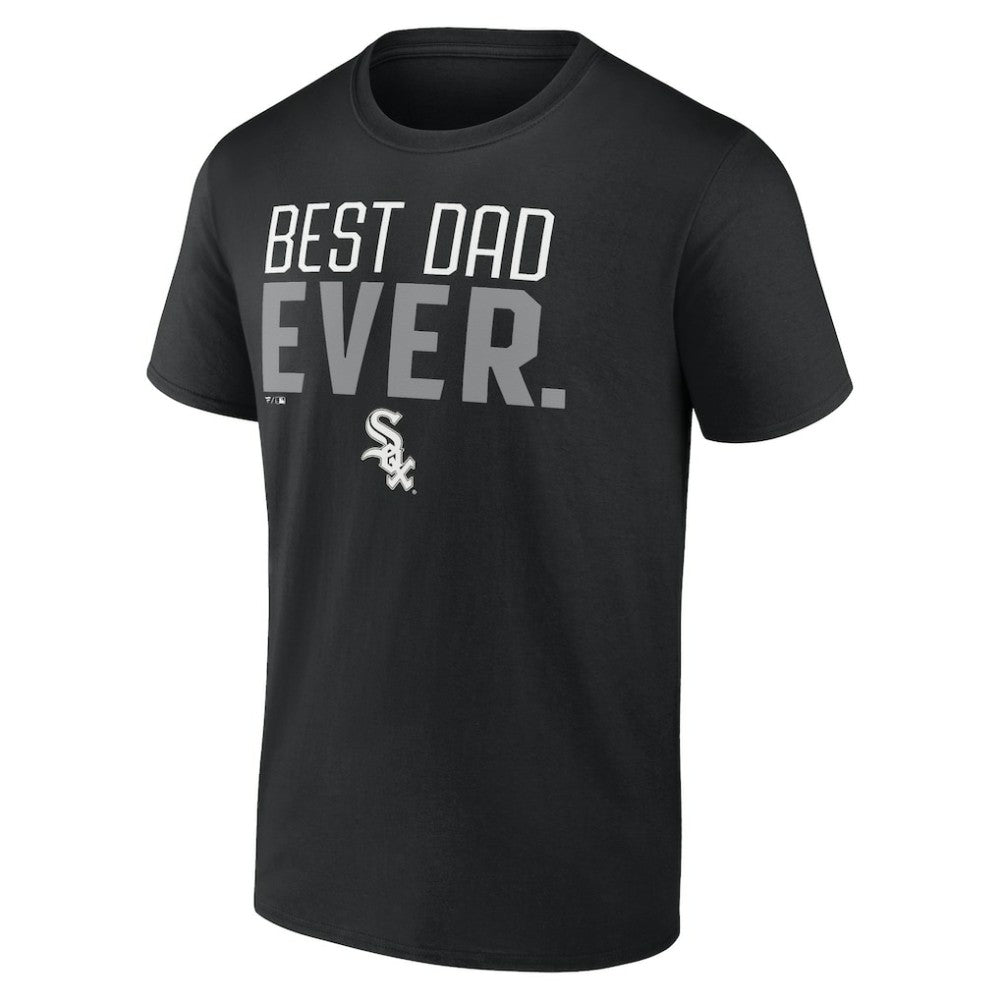 Chicago White Sox Best Dad Ever T-Shirt - Black - MLB Discount