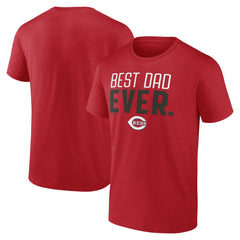 Cincinnati Reds Best Dad Ever T-Shirt - Red - MLB Lifestyle