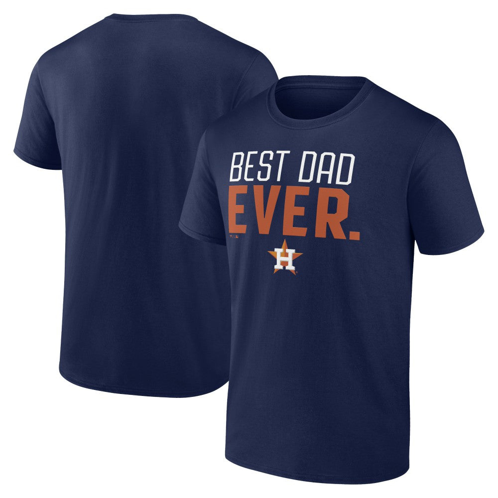 Houston Astros Best Dad Ever T-Shirt - Navy - MLB Sale