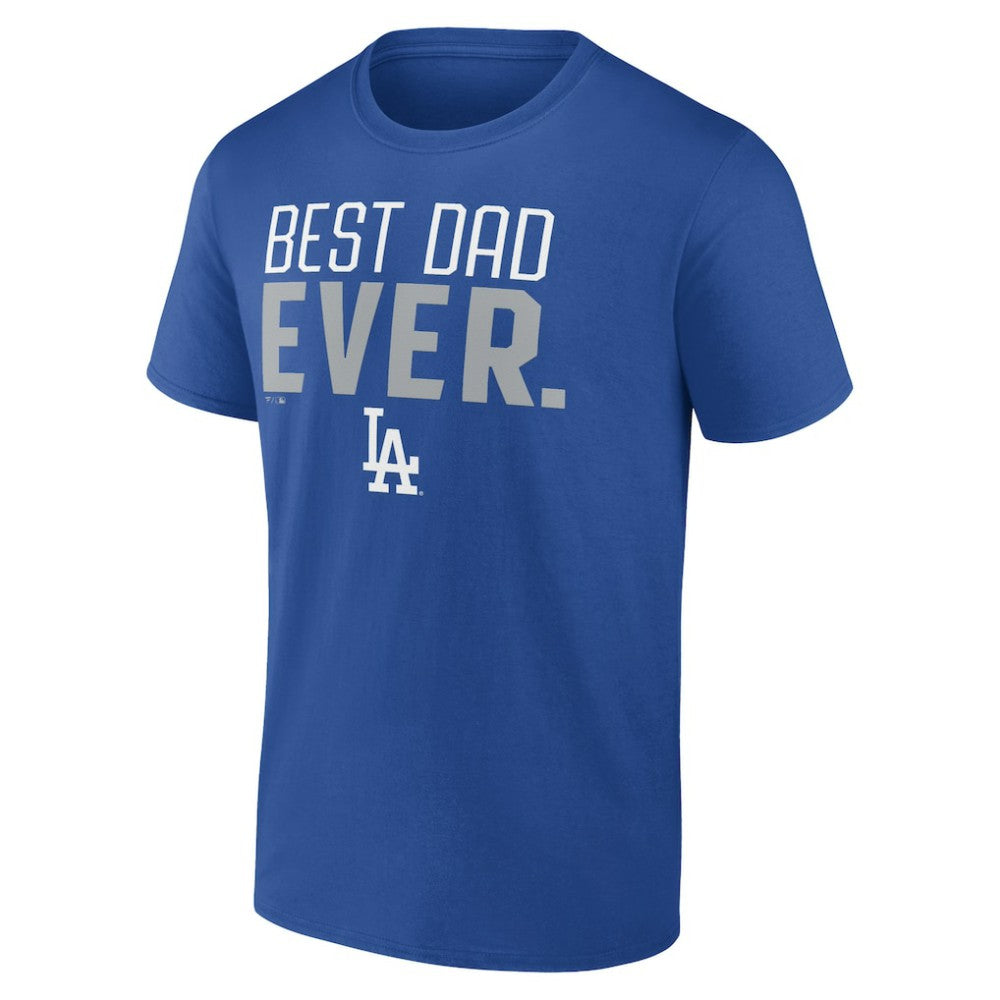 Los Angeles Dodgers Best Dad Ever T-Shirt - Royal - MLB Discount