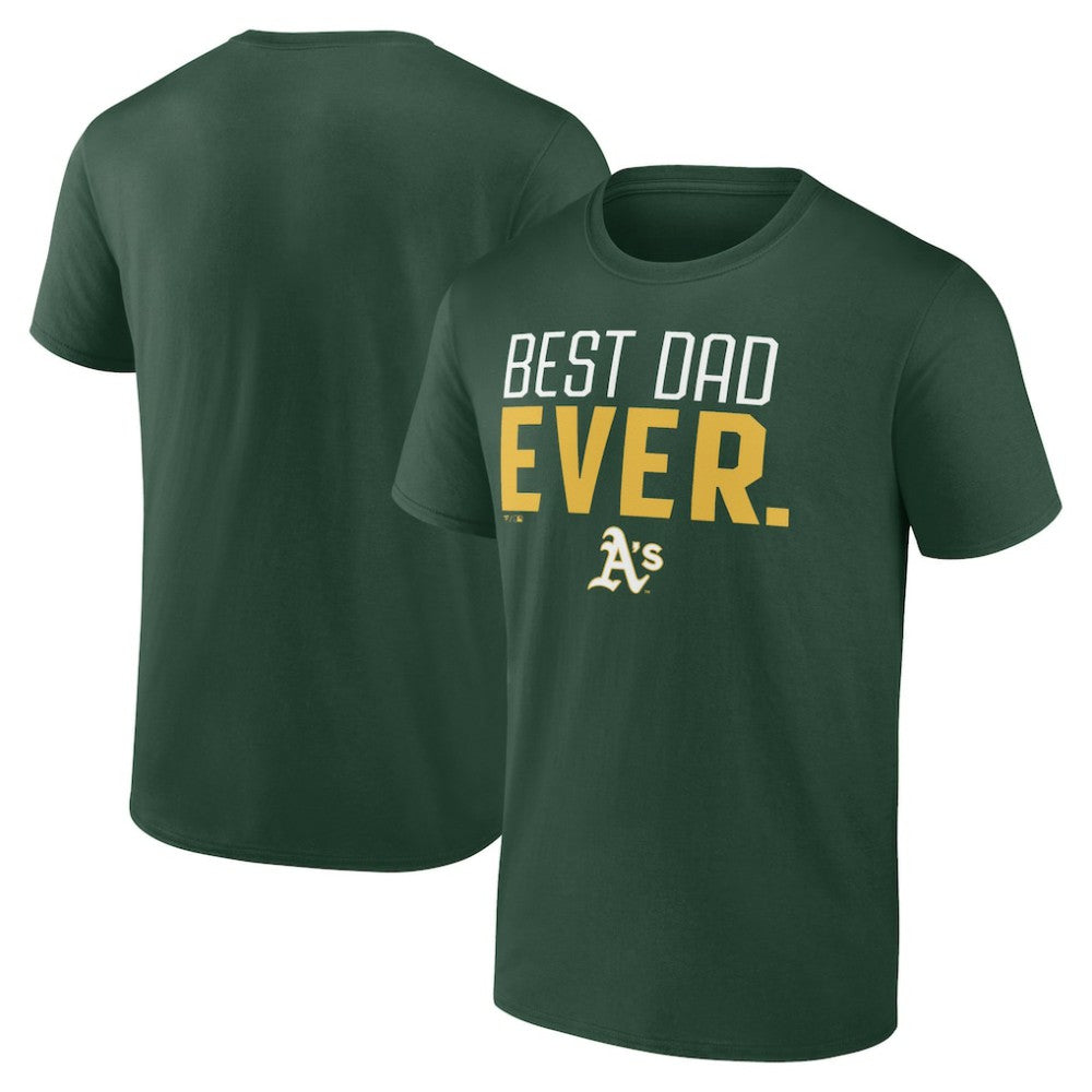 Athletics Best Dad Ever T-Shirt - Green - MLB Sale