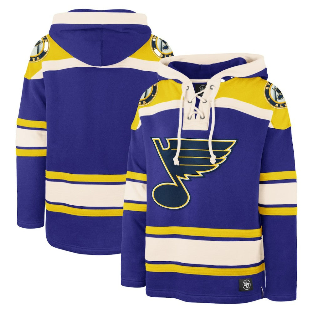 St. Louis Blues '47 Superior Lacer Hoodie - Blue - NHL 5350623