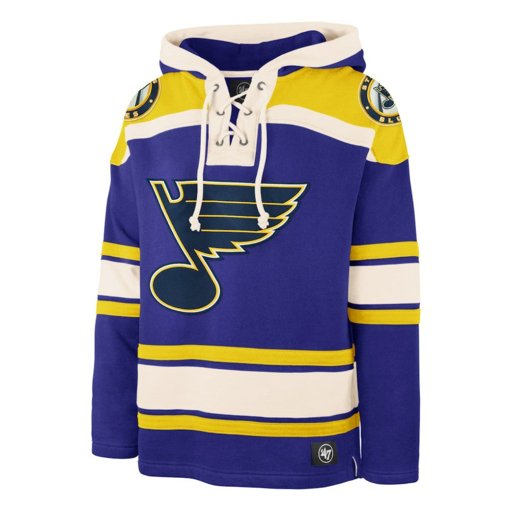 St. Louis Blues '47 Superior Lacer Hoodie - Blue - NHL 5350623