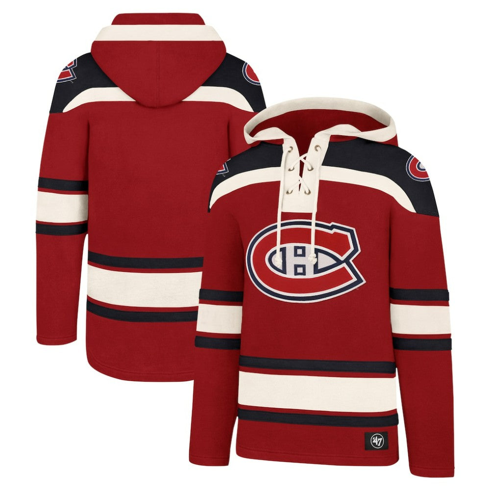 Montreal Canadiens '47 Superior Lacer Hoodie - Red - NHL 5350624