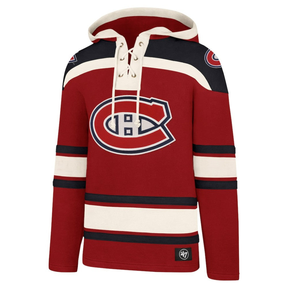 Montreal Canadiens '47 Superior Lacer Hoodie - Red - NHL 5350624