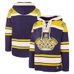 Los Angeles Kings '47 Superior Lacer Hoodie - Purple - NHL 5350626