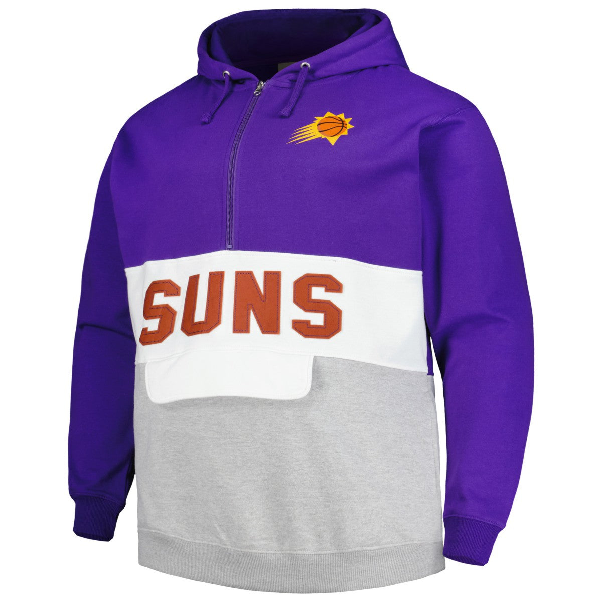 Phoenix Suns Big & Tall Anorak Half-Zip Hoodie Purple | Fanatics US