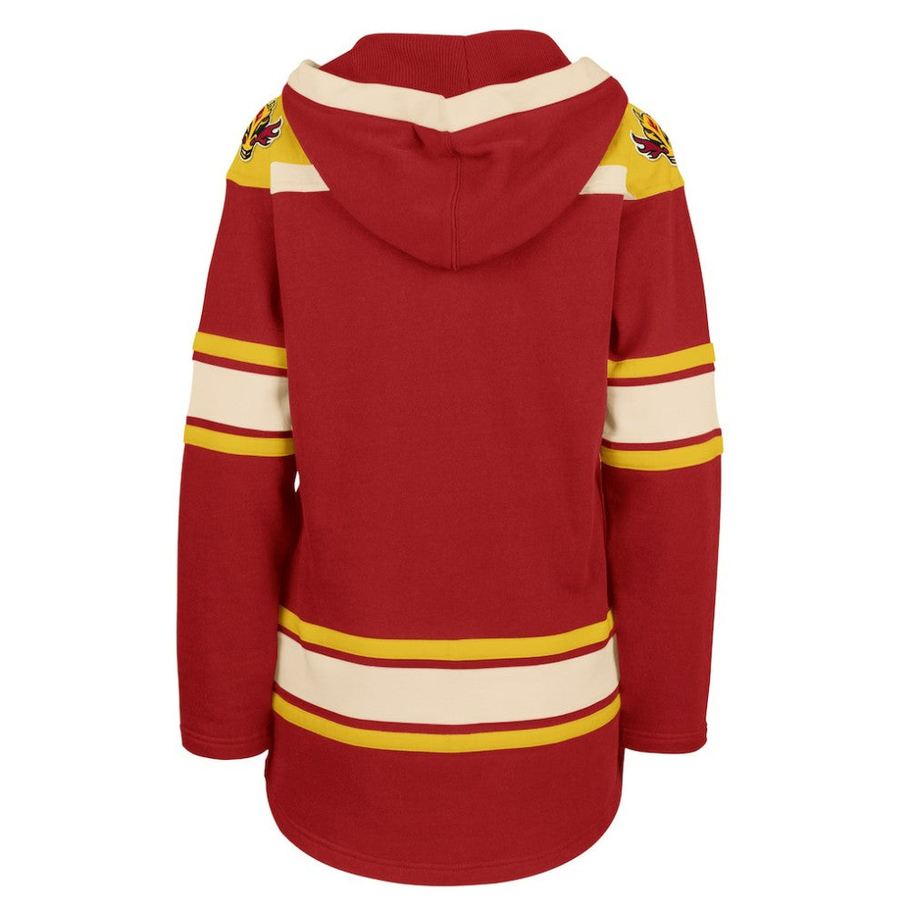 Calgary Flames '47 Women's Superior Lacer Pullover Hoodie - Red - NHL 5351049