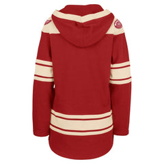 Detroit Red Wings '47 Women's Superior Lacer Pullover Hoodie - Red - NHL 5351051