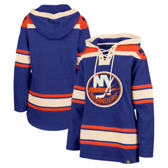 New York Islanders '47 Women's Superior Lacer Pullover Hoodie - Royal - NHL 5351058