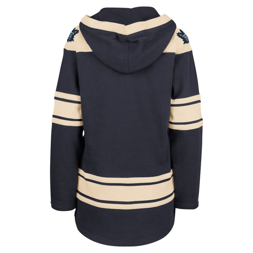 Toronto Maple Leafs '47 Women's Superior Lacer Pullover Hoodie - Navy - NHL 5351064
