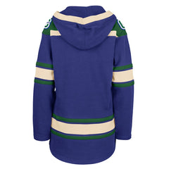 Vancouver Canucks '47 Women's Superior Lacer Pullover Hoodie - Blue - NHL 5351065