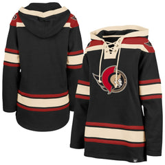 Ottawa Senators '47 Women's Superior Lacer Pullover Hoodie - Black - NHL 5351070