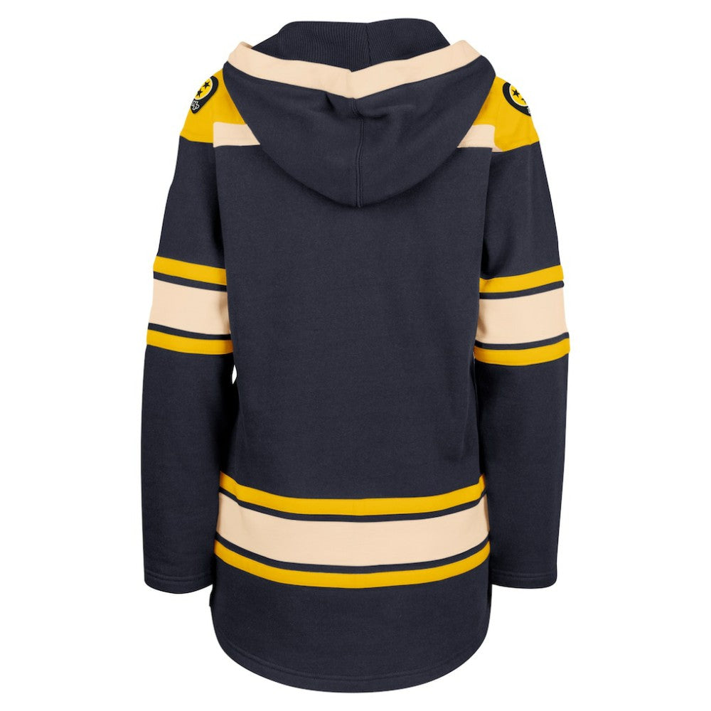 Nashville Predators '47 Women's Superior Lacer Pullover Hoodie - Navy - NHL 5351075