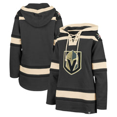 Vegas Golden Knights '47 Women's Superior Lacer Pullover Hoodie - Gray - NHL 5351076