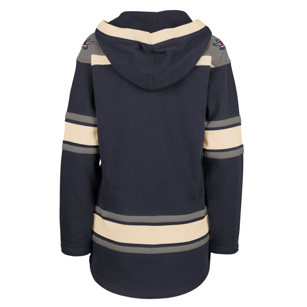 Winnipeg Jets '47 Women's Superior Lacer Pullover Hoodie - Navy - NHL 5351078