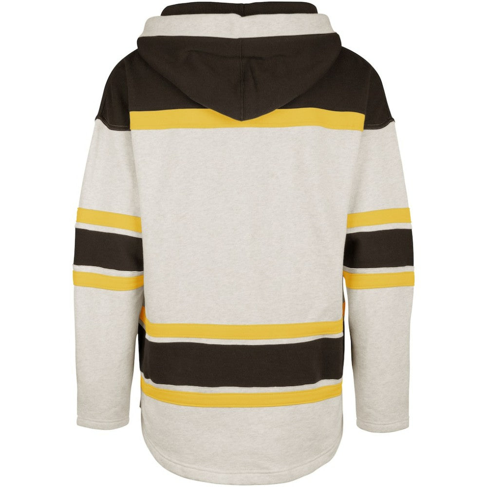 Boston Bruins '47 Rockaway Lacer Pullover Hoodie - Oatmeal - NHL 5351241