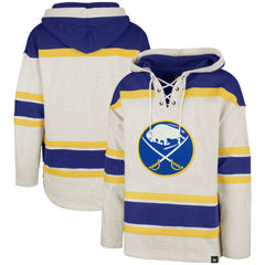 Buffalo Sabres '47 Rockaway Lacer Pullover Hoodie - Oatmeal - NHL 5351245