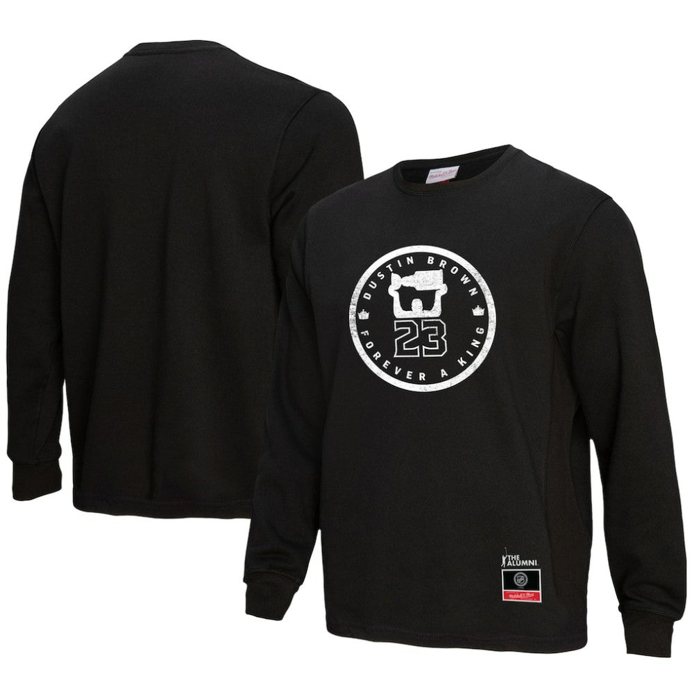 Dustin Brown Los Angeles Kings Mitchell & Ness Forever A King Long Sleeve T-Shirt - Black - NHL 5353041