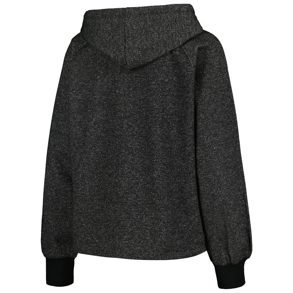 New York Mets DKNY Sport Women's Debbie Dolman Raglan Pullover Hoodie - Black - MLB on Sale