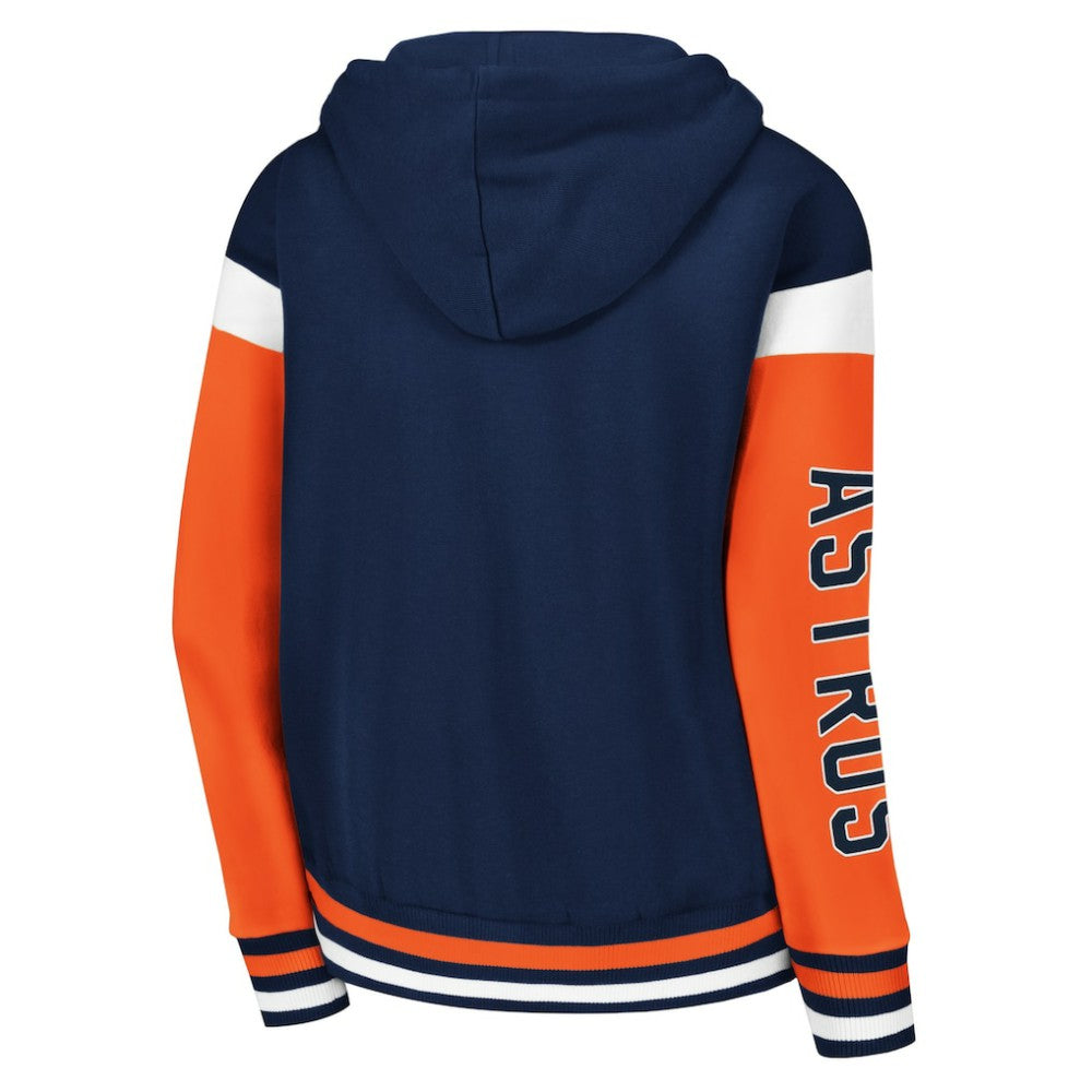 Houston Astros Starter Women's Homestretch Full-Zip Hoodie - Navy - MLB Online