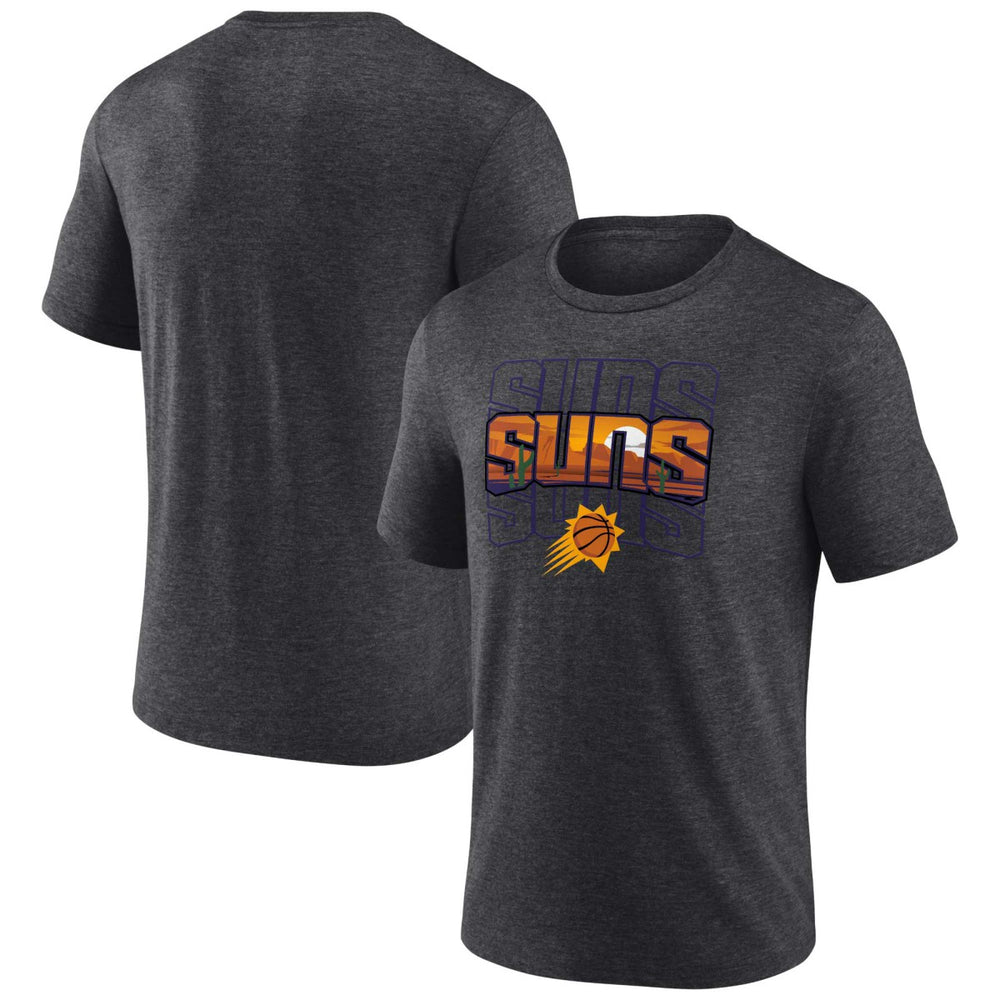 Phoenix Suns Hometown Originals Announcer Tri-Blend T-Shirt Charcoal | Fanatics Lifestyle