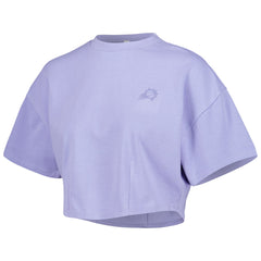 Phoenix Suns Lusso Women's Nola Faded Tonal Cropped T-Shirt Purple
